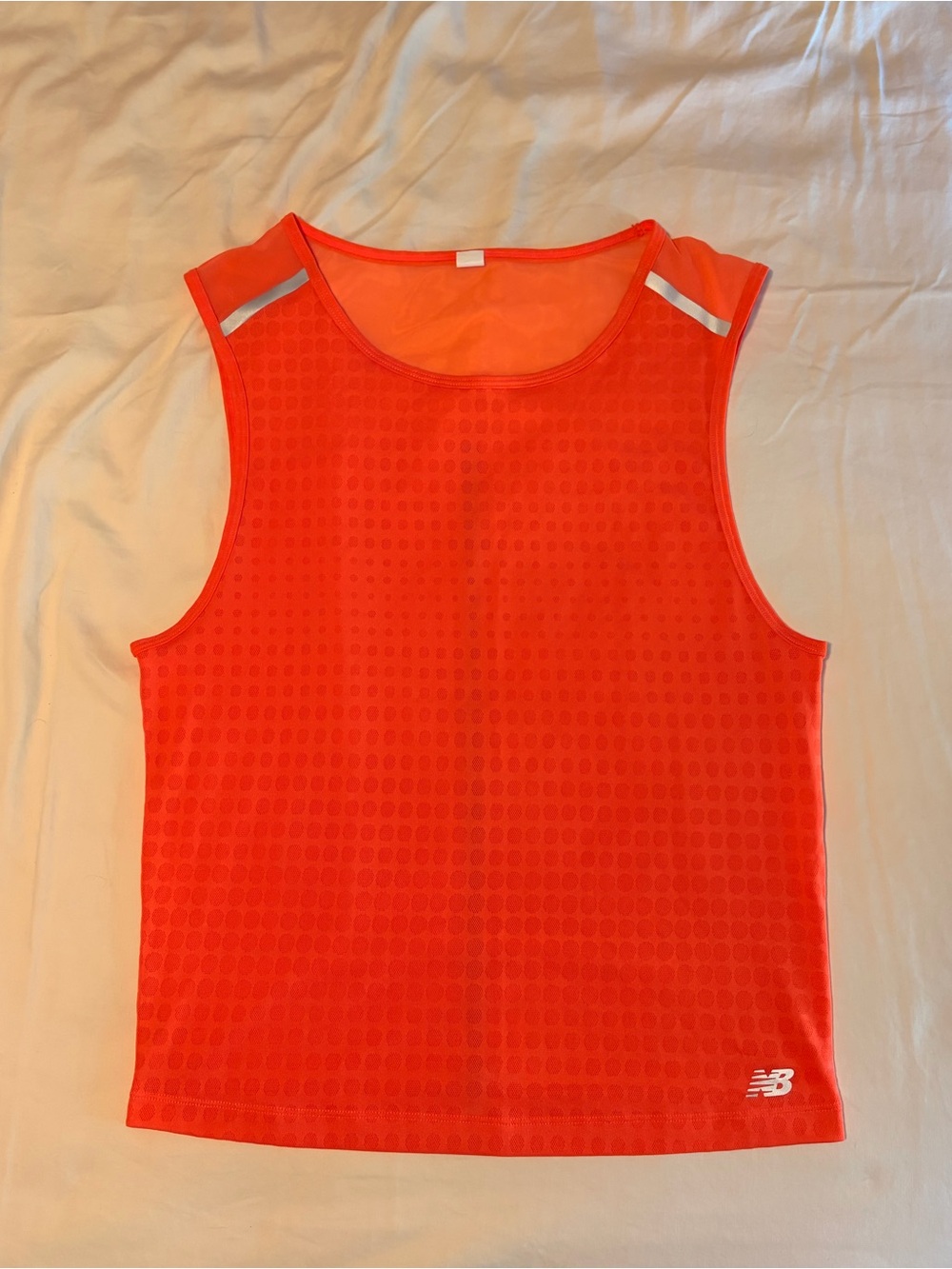 New Balance Orange Athletic Tank